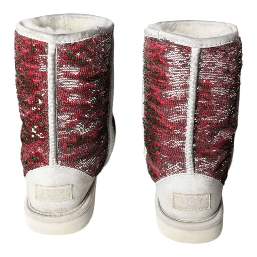 UGG Classic Short Sequin Winter Boot Size 7